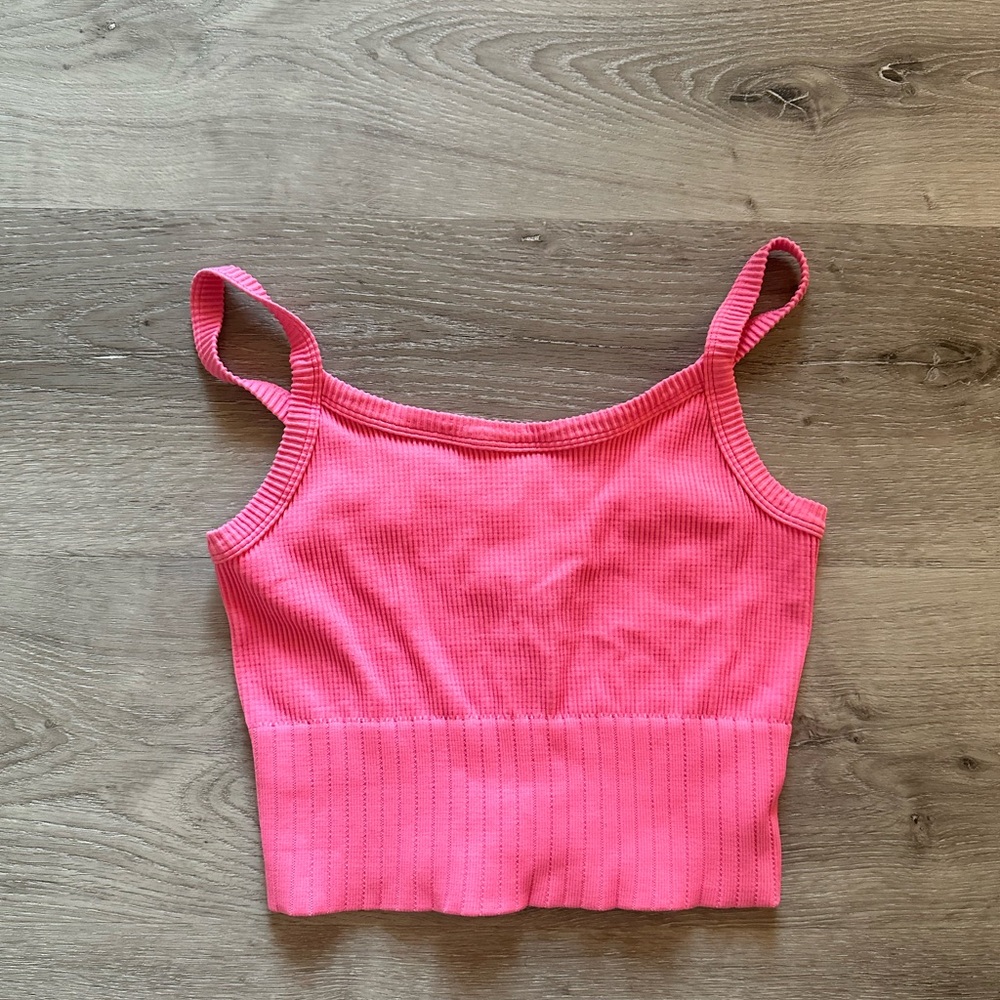 NIKIBIKI Seamless Tank Hot Pink NWT